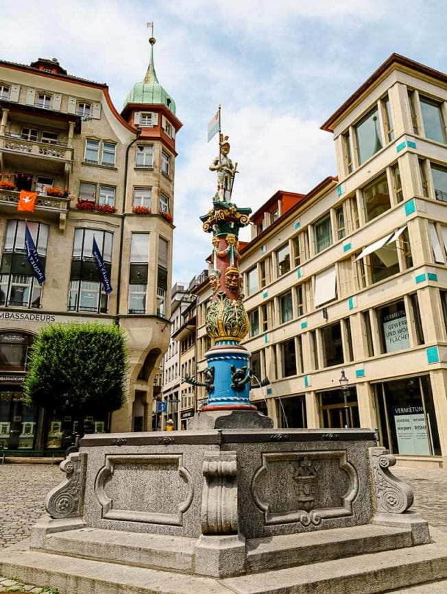 Luzern Fritschibrunnen altstadt