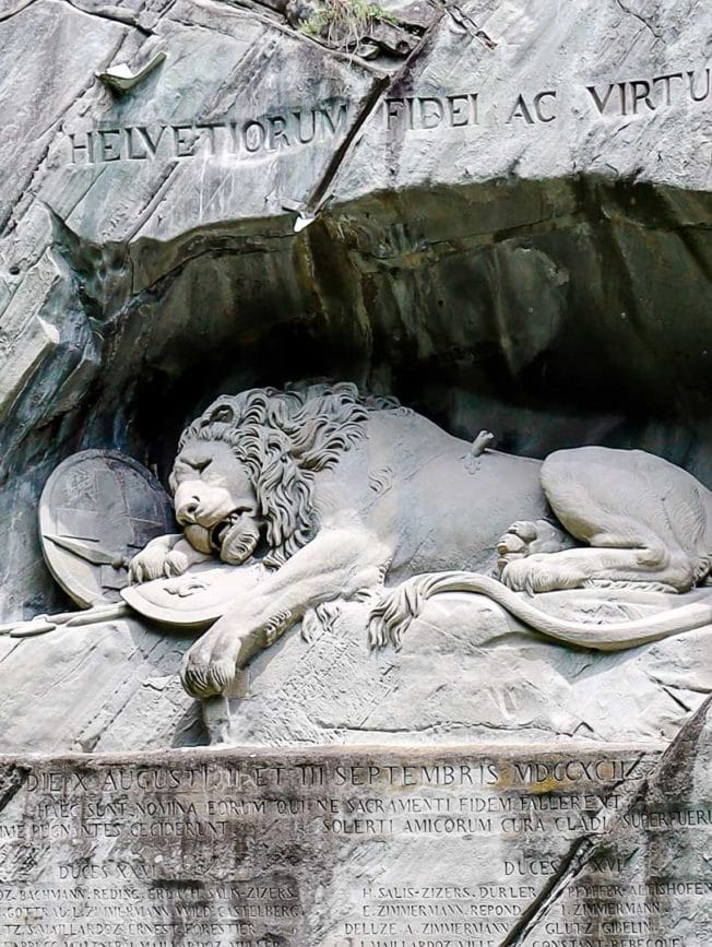 Luzern Löwendenkmal