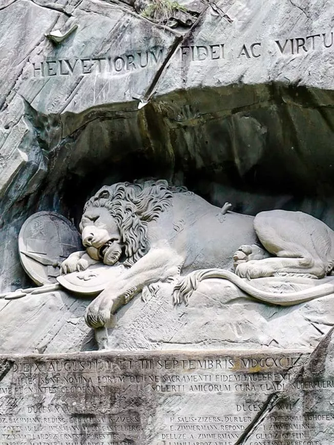 Luzern Löwendenkmal