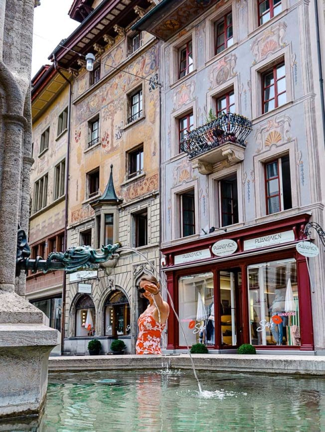 Luzern Weinmarkt altstadt