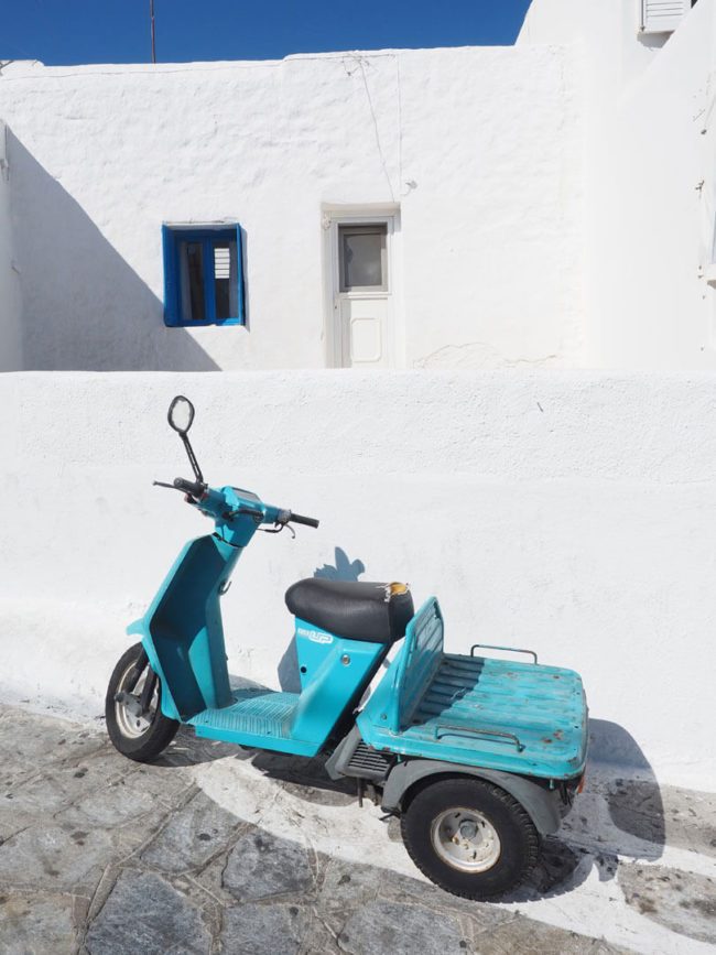 Moped in Mykonos
