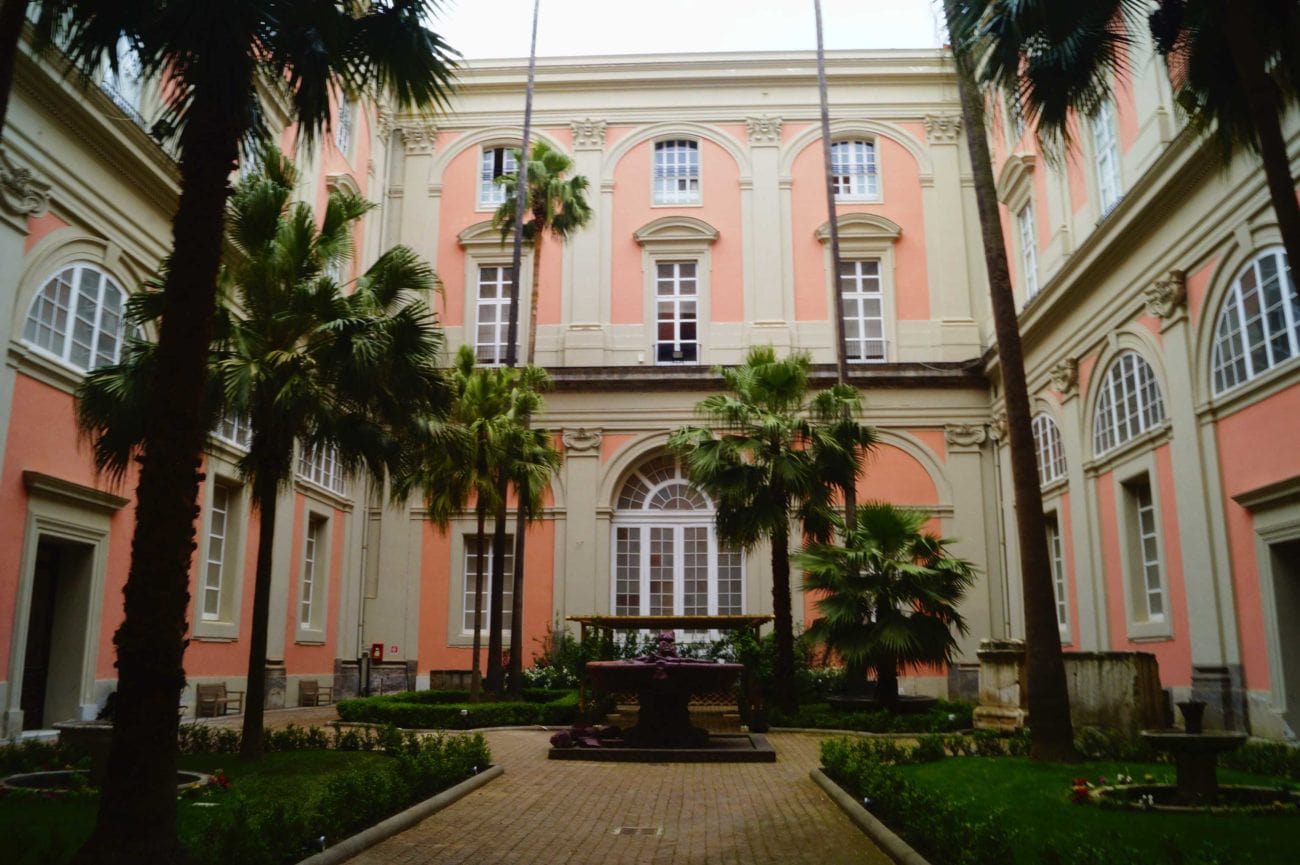 Neapel Archäologisches Nationalmuseum garten