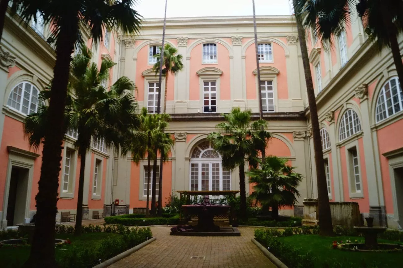 Neapel Archäologisches Nationalmuseum garten