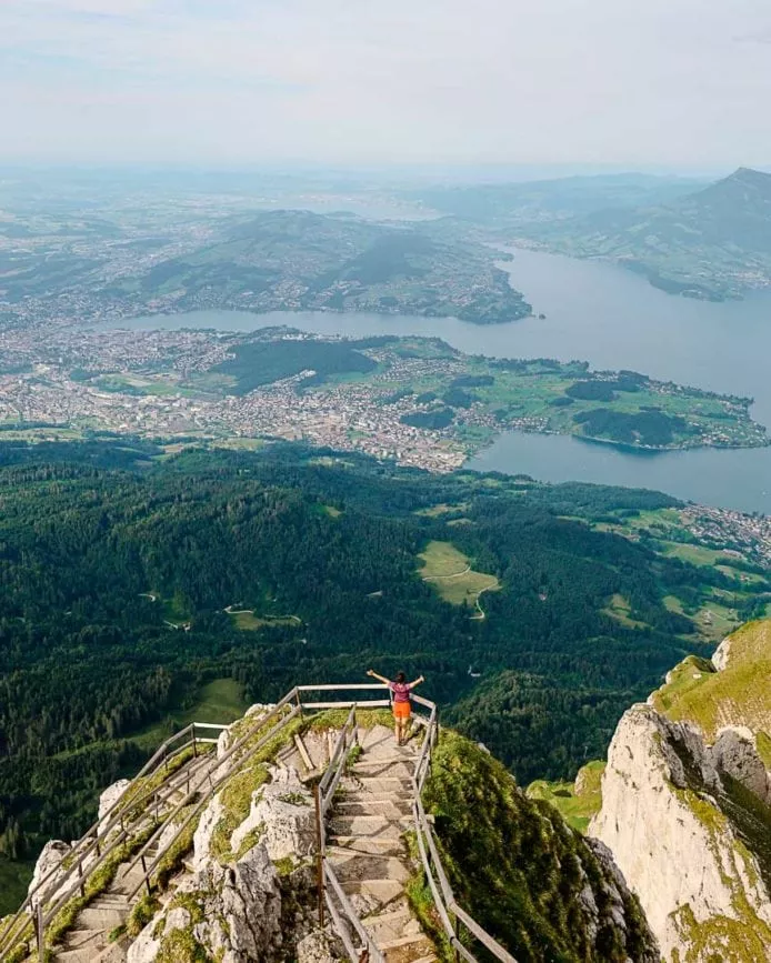Pilatus Kulm esel ausblick