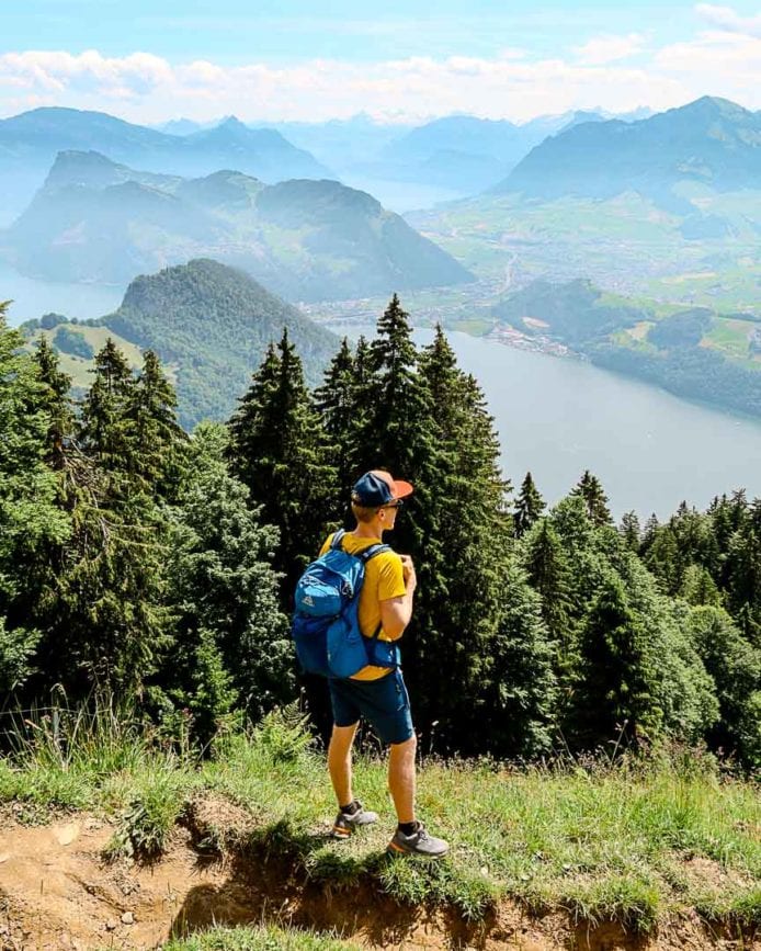 Pilatus Wanderung ausblick