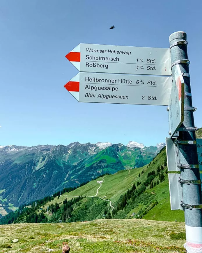 Wandern Montafon Alpguesalpe