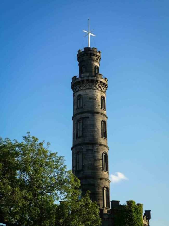 Edinburgh Calton Hill Nelson Monument
