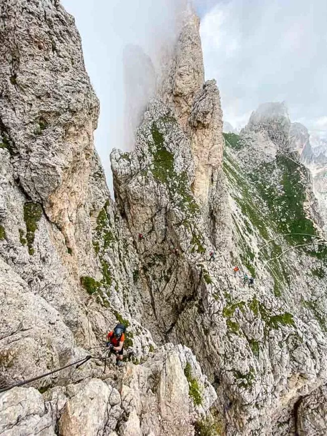 Masaré-Klettersteig im Eggental
