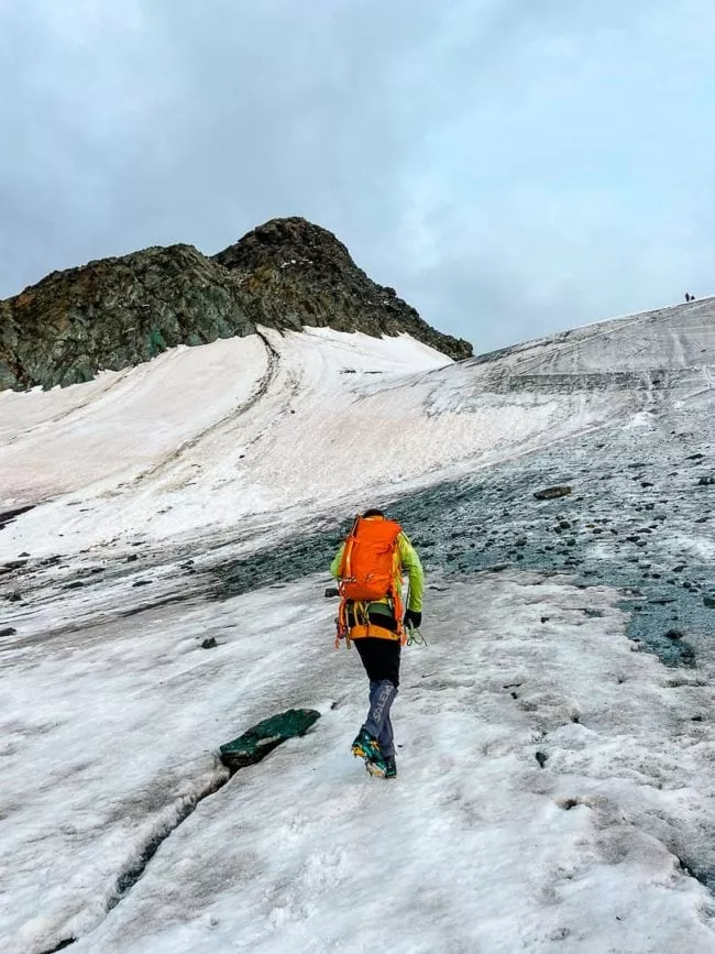 großglockner besteigung normalweg weg zum glocknerleitl