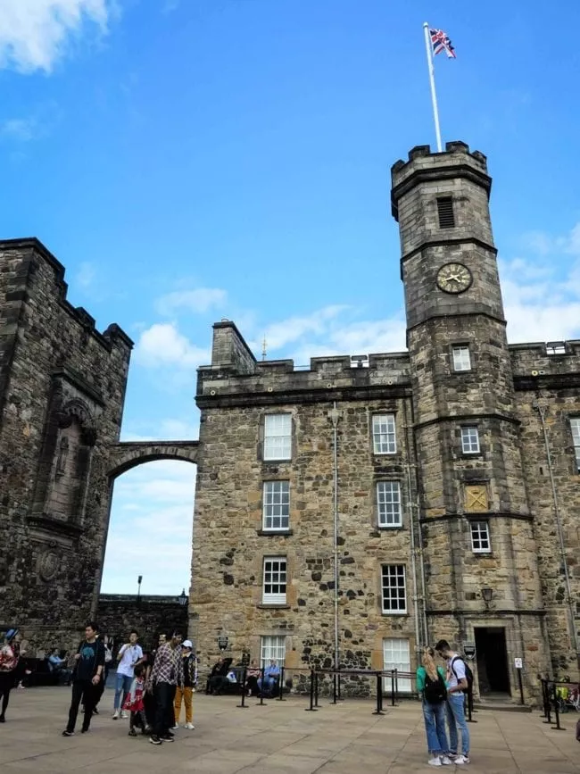 Innenhof Edinburgh Castle