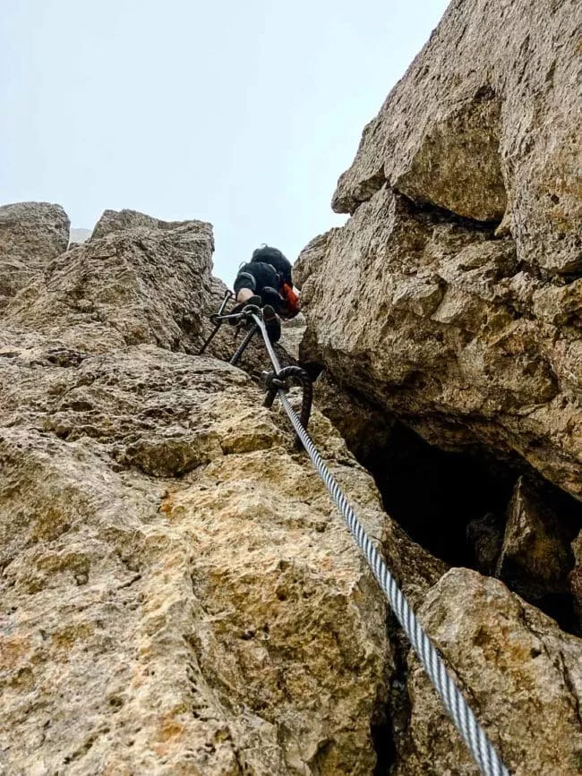 Masaré-Klettersteig im Eggental