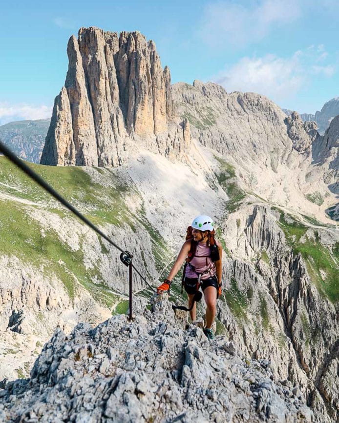 Rotwand Klettersteig Dolomiten