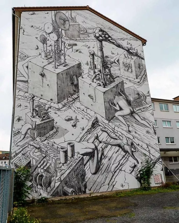 Streetart Kassel The blindness