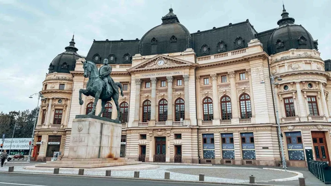 Bukarest Platz der Revolution Universitätsbibliothek