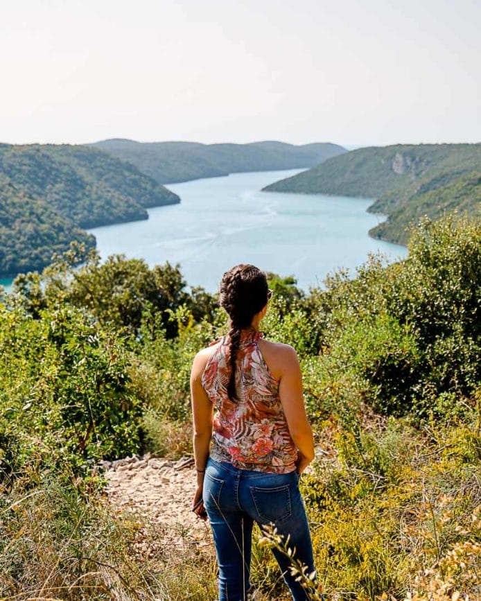 Istrien Limski Kanal aussicht