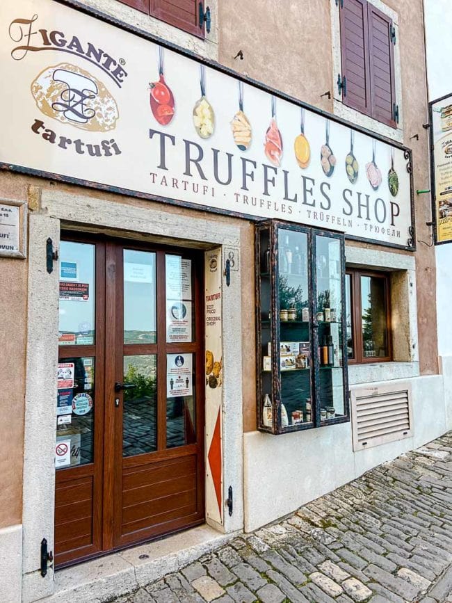 Istrien Trüffelshop