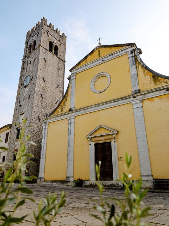 Istriens Motovun Kirche