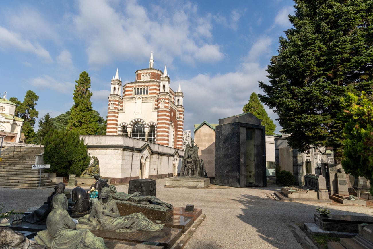 mailand Cimitero Monumentale gräber