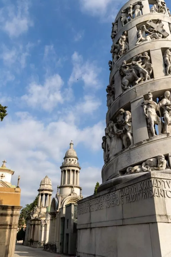 mailand Cimitero Monumentale Statue