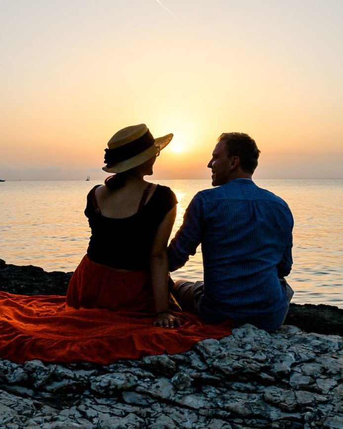 pula Kap Kamenjak Sonnenuntergang