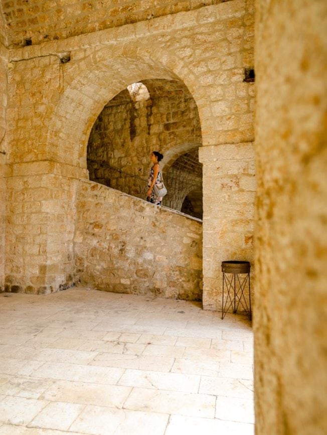 Dubrovnik Festung Lovrijenac innen