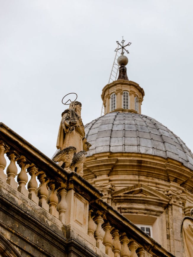 Dubrovnik Kathedrale statue