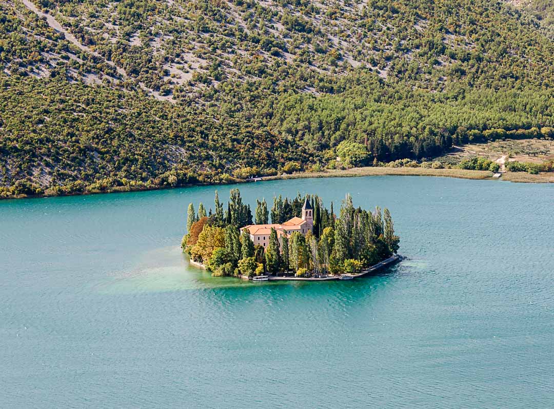 Krka Nationalpark Klosterinsel Visovac