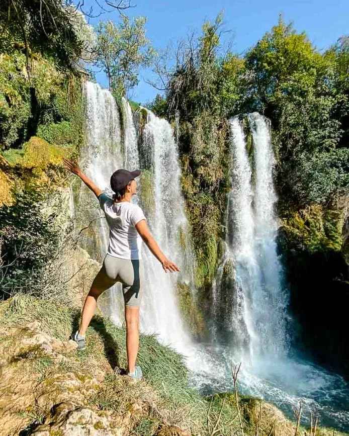 Krka Nationalpark Manojlovac Wasserfall unten