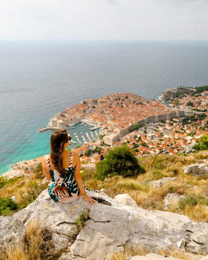 Kroatien Aussicht auf Dubrovnik