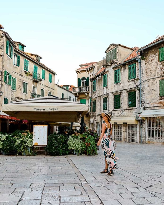 Kroatien roadtrip spilt Voćni trg