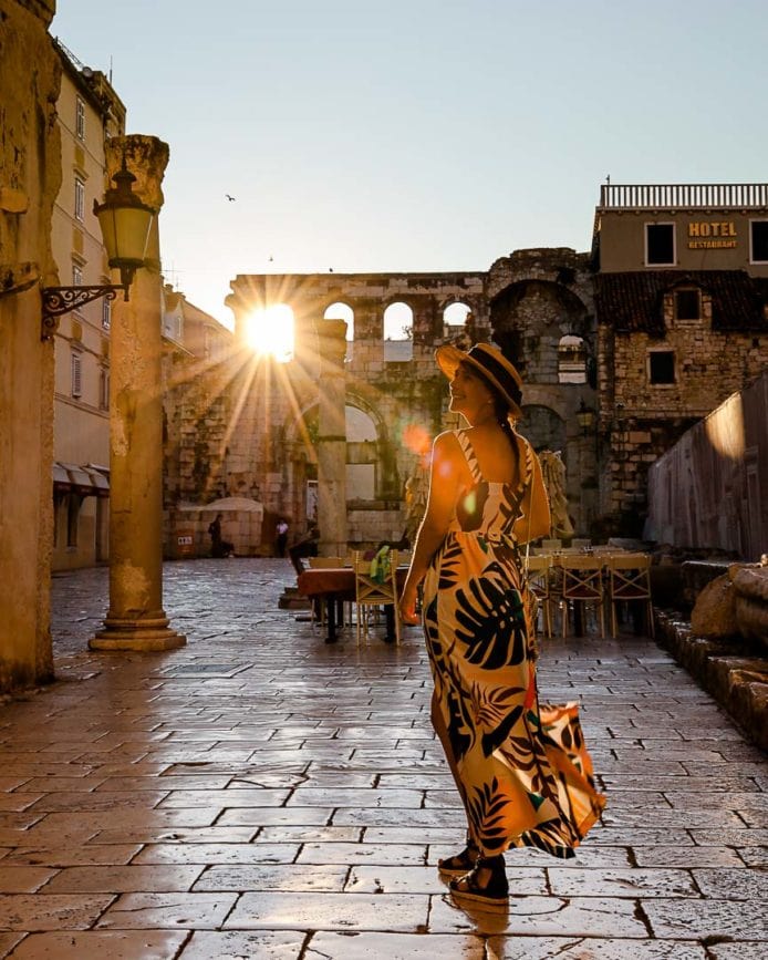 Kroatien spilt Diokletianpalast