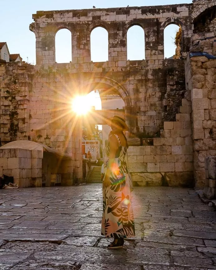 kroatien split diokletienpalast kroatien split diokletienpalast