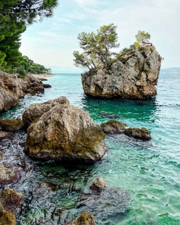 Kroatien Stein von Brela makarska riviera