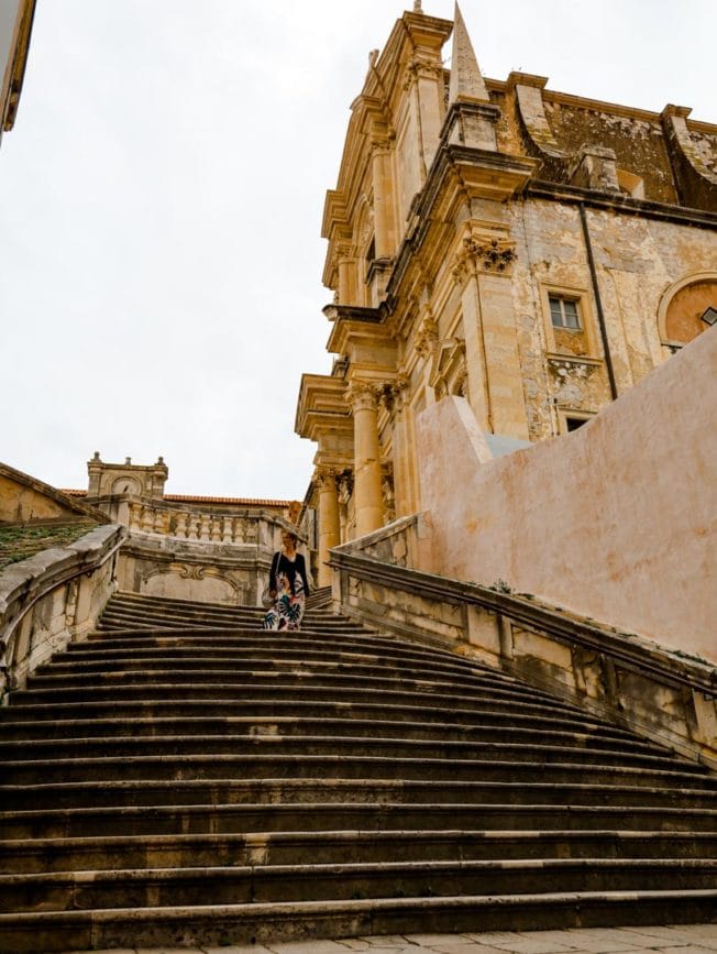 Kroatien Treppe dubrovnik