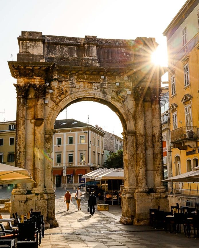 Kroatien Triumphbogen pula