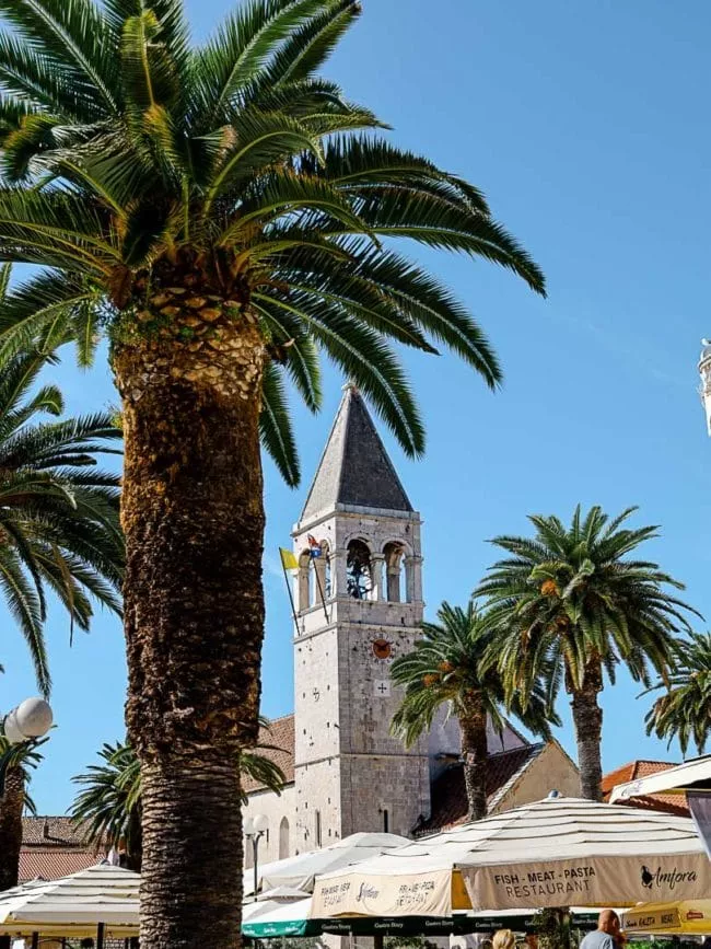kroatien trogir promenade kroatien trogir promenade