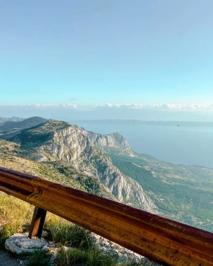 makarska rivera biokovo gebirge strasse makarska rivera biokovo gebirge strasse