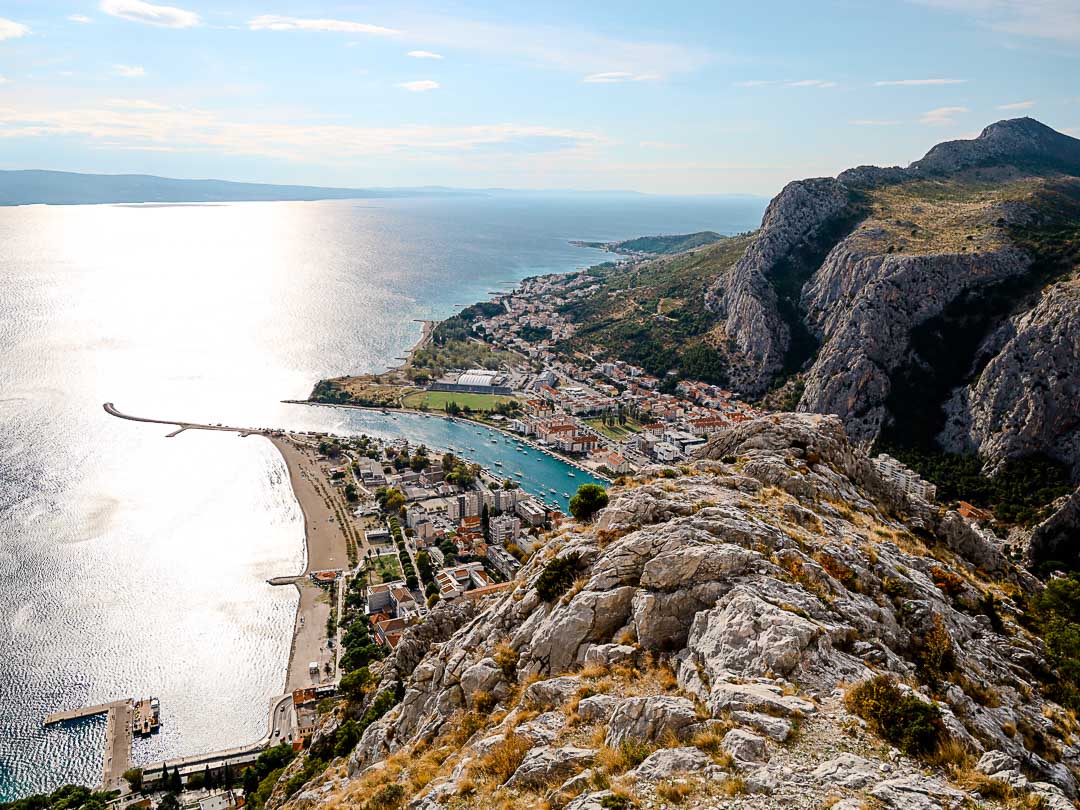 Omiš Ausblick Festung