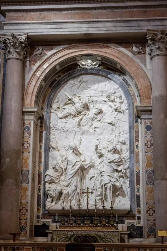 petersdom innen fresco