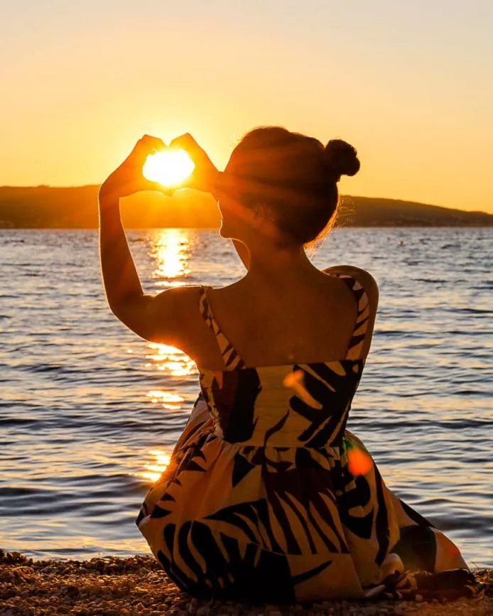 Split Kasjuni Beach sonnenuntergang