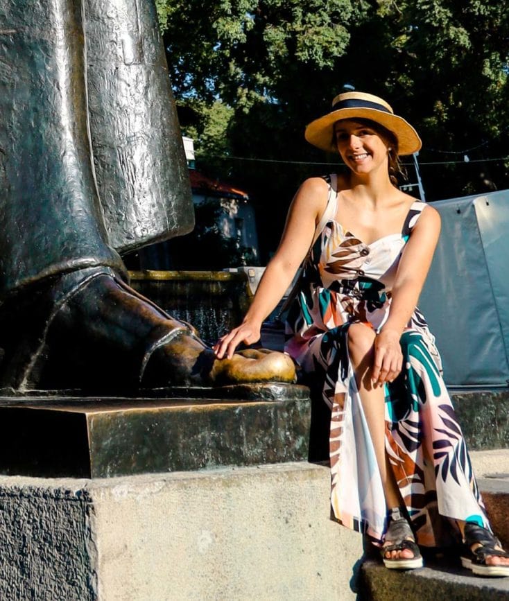 Split Split Gregor von Nin Statue zeh