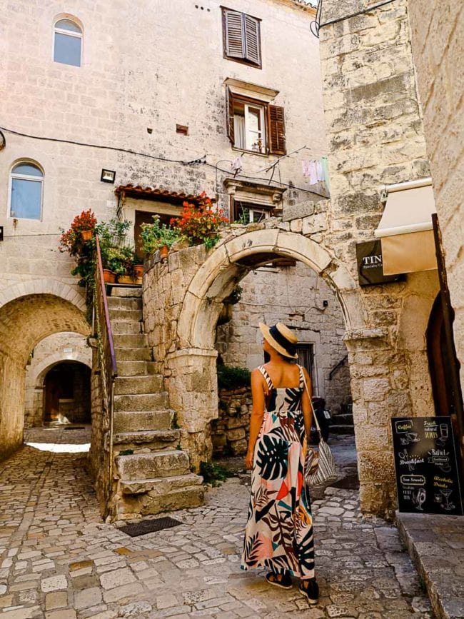 Trogir altstadt gassen