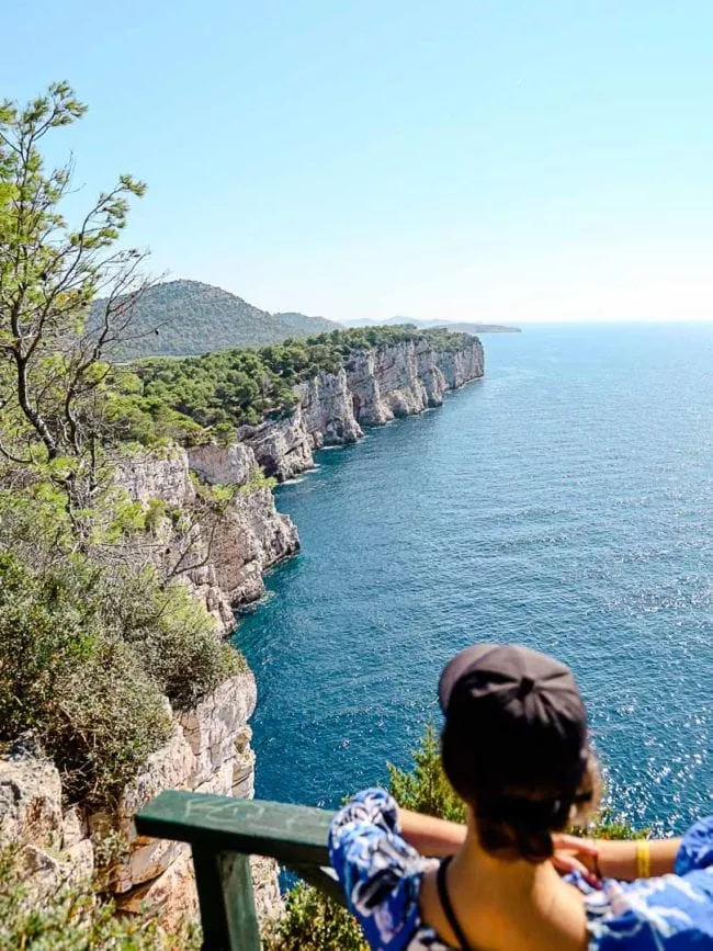 zadar klippen von dugi otok