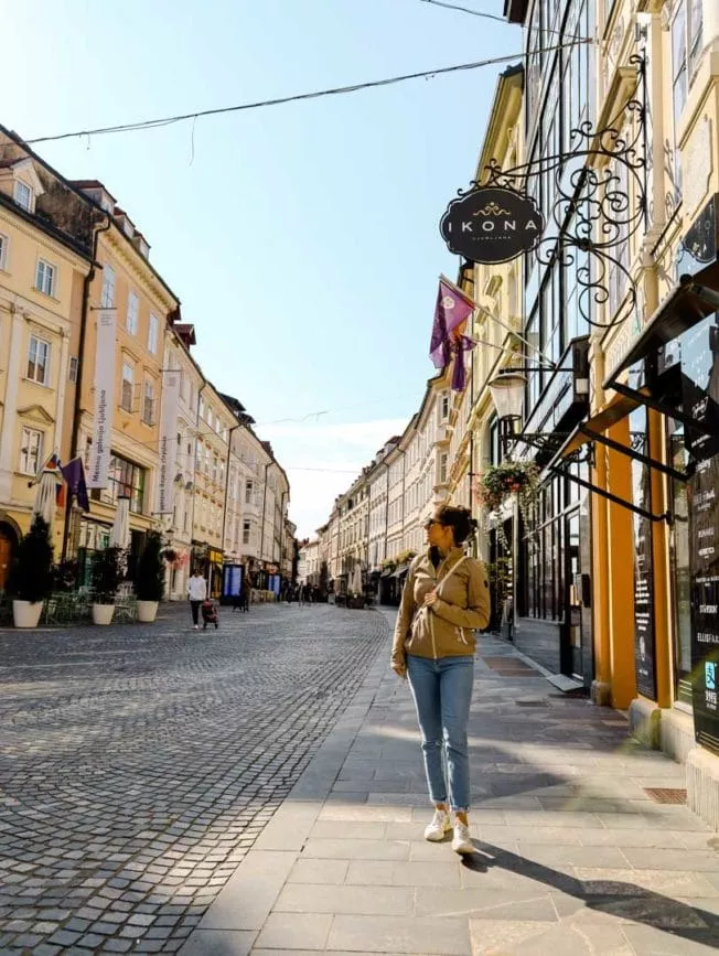 Ljubljana altstadt Flaniermeile