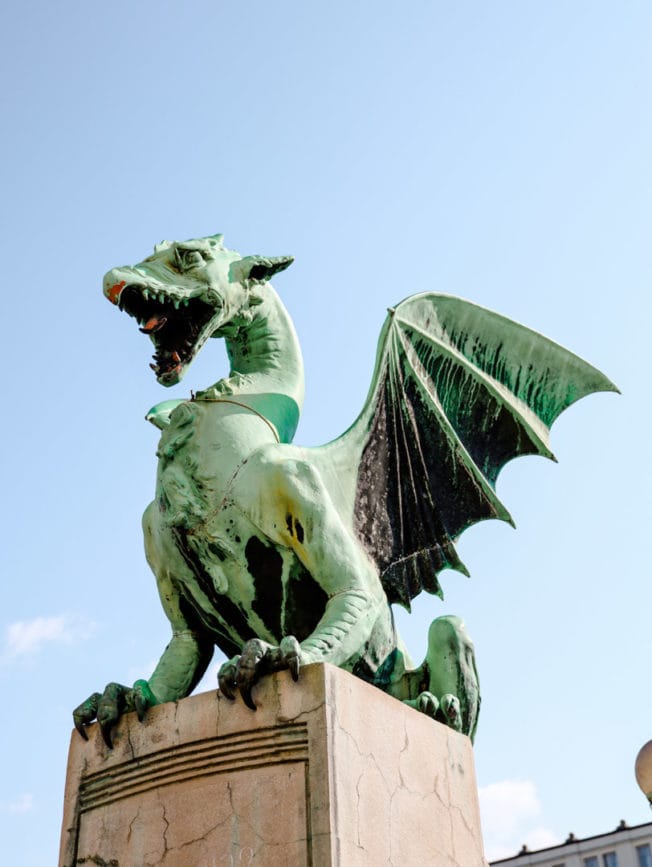 Ljubljana Drachenbrücke drache