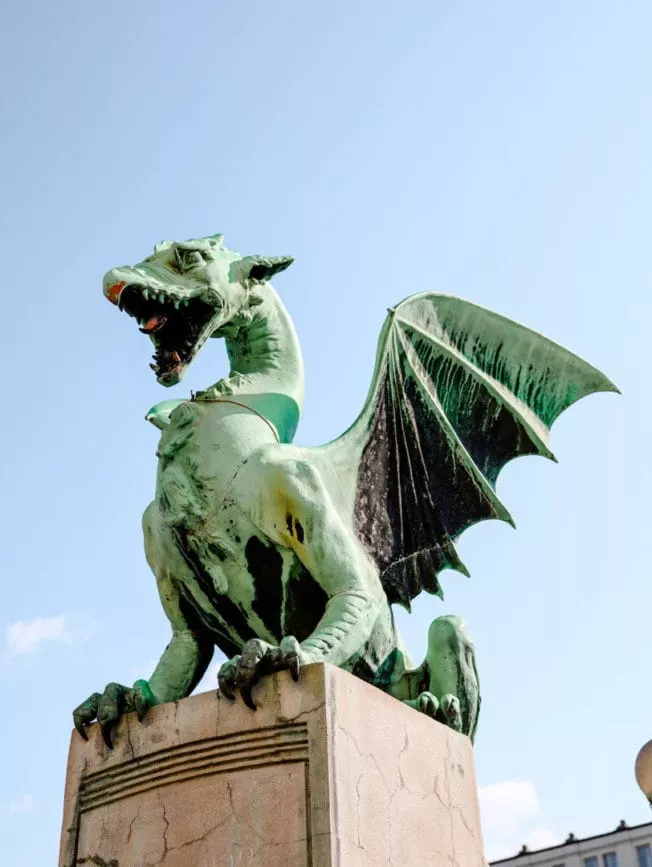 Ljubljana Drachenbrücke drache
