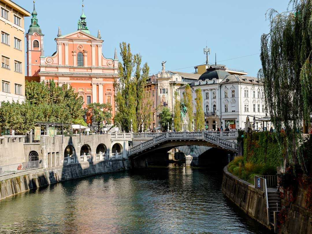Ljubljana Dreierbrücke
