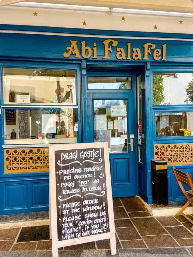 Ljubljana essenstipp Abi Falafel