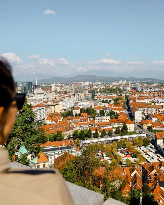 Ljubljana laibacher schloss aussichtspunkt