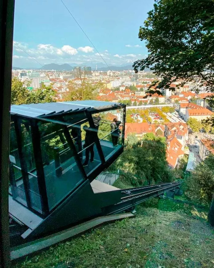 Ljubljana Ljubljana Laibacher Schloss standseilbahn